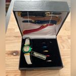 Majestron Vintage Set Collection Ladies Watch Interchangeable Bezel and Straps White Photo 1