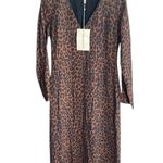 Mara Hoffman Naliyah Leopard Print Midi Dress Photo 2