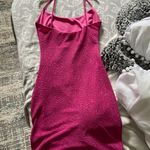 Windsor Sparkly Hot Pink Bodycon Dress Photo 1