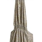 Fate woman’s mini Yellow purple patterned dress size small Gold Photo 0