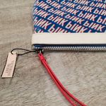 PINK - Victoria's Secret FLAWED NWT Victoria's Secret PINK Red White and Blue American Flag Cosmetic Bag Photo 2