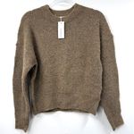 Heartloom Sweater Womens Knit Crewneck Long Sleeve Brown Pullover Size Medium Photo 0