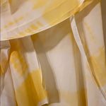 NWT yellow tie dye swim beach kimono, one size Size M Photo 3