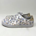 OTBT  Shoes Court In Star Blue Gold‎ Leather Lace Up Sneakers Comfort Size 6.5M Photo 3