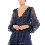 Mac Duggal  20283 Embellished Plunging Neck Gown, Size 4, New with Tag $798 Photo 3