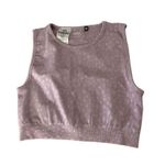 AYBL  violet purple workout crop top tank size small Photo 0