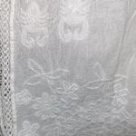 Democracy  crochet front & full back dolman sleeves white shirt woman size SMALL Photo 2