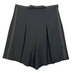 Elevenses Anthropologie Black Bow High Waist
Dapper Tuxedo Shorts Size 6 Vintage Photo 2