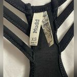 Mudd Womens Juniors Black Long Striped Razorback Tank Top Knit Dress Sz XS EUC Photo 4