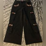 Dolls Kill  X STRAWBERRY SHORTCAKE PATCHED WITH LOVE CARGO PANTS size M Photo 2