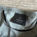 V. Fraas  gray plaid poncho Photo 2