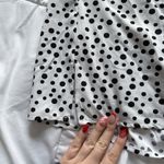 Ny Collection Womens Size Medium Polka Dot Blouse Long Sleeve Button Up Officechic Corpcore Photo 8