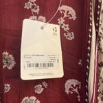 A‎ new approach ANA Burgundy Floral Wrap One Size New Boho Festival Swim Coastal Red Photo 2