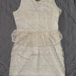 American Eagle  Outfitters A-line Ivory Lace Mini Dress Size 4‎ NWT Photo 0
