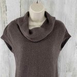 Classiques Entier  Sweater Dress Womens XS Brown 100% Merino Wool Cable Knit Photo 2