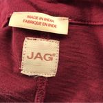 Jag jeans Jag Crocheted Lace Back 3 Quarter Button Tab Sleeve Shirt Top Tunic Top Medium Photo 6