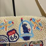 Handcrafted In India | Beaded World Traveler Shoulder Bag Tan Photo 3