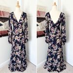 NICHOLAS Garden Rose Maxi Dress Navy Blue Size 2 NWT Photo 1