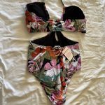 Roxy Pink and Green One Piece Swimsuit Photo 8