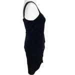 Saylor Nollie Black Velvet Mini Dress with Colorful Dots M NWT Photo 4