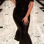 ASOS Light Pink Portia & Scarlett off shoulder hi low dress Photo 1