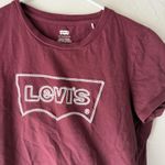 Levi's Shirt Womens Medium Batwing Graphic Tee T-Shirt Casual Photo 1