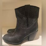 Janet & Janet black studded ankle boots Size 7.5 Photo 0