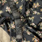 Topshop  Black Floral Ruffled Viscose A-Line Women's Skirt Size 10 EUC Preppy Photo 10