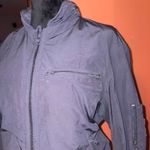 Armani Jeans Dark Gray Bomber Jacket Black Size L Photo 2