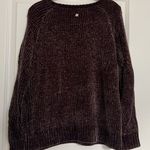 Calia by Carrie Underwood Chenille Braided Purple Sweater Size M Photo 4