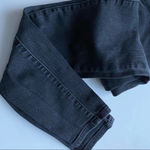 Madewell  • Tall 9" High-Rise Skinny Jeans in Lunar Wash • Black Wash Photo 2