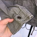 Brown and pink jacket rain coat size large cinched waist light weight fall coat Photo 2