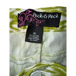Peck & Peck  green and white geometric print pants women’s size 16 Photo 2