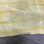 Capulet  Keyla Yellow Plaid Puff Sleeve Crop Top XL Photo 5