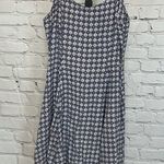 Vintage Y2K 90s Daisy Printed Skater Dress Size Small Blue Photo 0