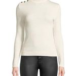 Ba&sh  Rock Shoulder Snap Turtleneck Sweater in Ecru Photo 0