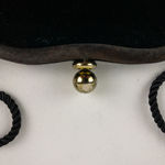 Liz Claiborne Vintage Y2K Black Velvet Purse Bag Womens One Size Photo 4