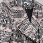 Foxcroft  Boho Jacquard Tribal Motorcycle Jacket Size Small EUC Photo 2