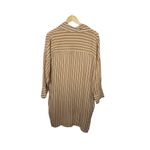 Faithfull the Brand Women’s Baia Shirt Dress in Pink Almeria Stripe Size XS Photo 9