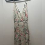 Aakaa  Floral Maxi Thin Back Cross Strap Summer Dress Size M Party Bridal Shower Photo 1