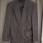 Balmain Pierre‎  Check Patterned Double Breasted Blazer, Men's 40L Jacket, Wool Photo 0