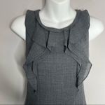 Elie Tahari Wool Blend Dress Womens 2 Office Siren Ruffle Professional Career Photo 2