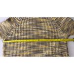 Nic+Zoe  Women's‎ Large L Sweater Knit Pullover Cowl Neck Yellow Brown Comfort Photo 5