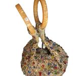 Sand Blossom Wristlet Bag Retailed for 98.00 Gold Photo 12