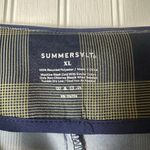 Summersalt  Navy Blue and Green Plaid Pajama Set Photo 6