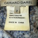 Gerard Darel Wool Cardigan Twinset Snakeskin Print Knit Blue Brown Size 2 Photo 8
