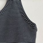 Lululemon Cool Racerback Tank Top, Black and White Striped, Size 4 Photo 14