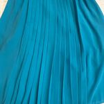 Jessica Simpson Turquoise Pleated Crochet neck dress NWOT Photo 5