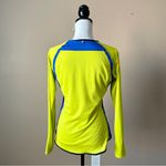 Nike | Lime Green Long Sleeve Performance Top Sz M Photo 3