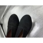 Eric Michael  Close Toe Pumps Sz Eu38/Us7.5 Black Suede Leather Career Heels Photo 7